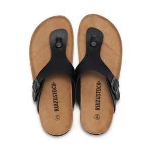 Cork Sole Flat Summer Beach Casual Flip-flops