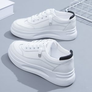 Fashion Comfortable White Sneakers For Ladies